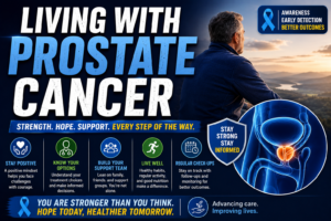 Read more about the article LIVING WITH PROSTATE CANCER