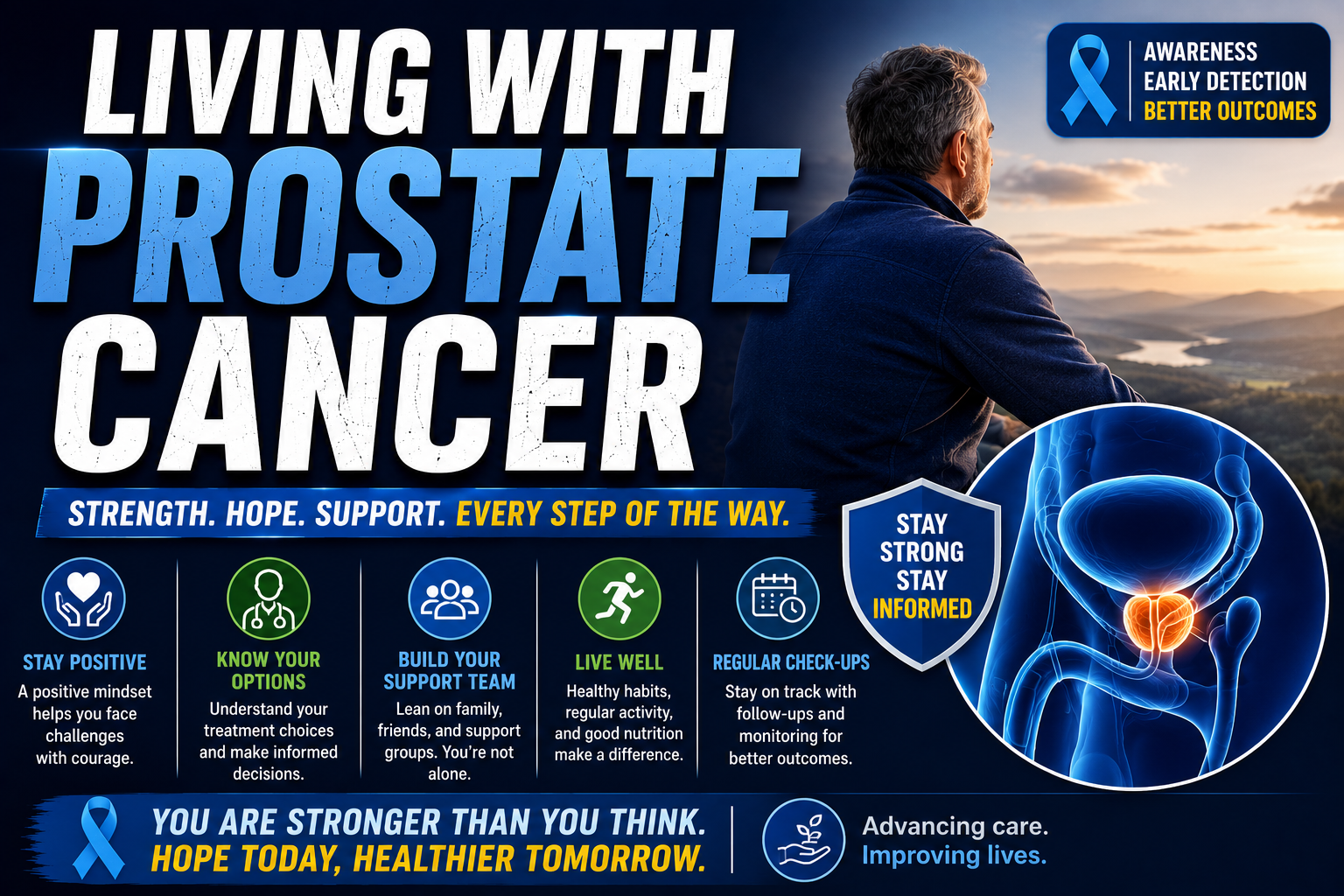 Read more about the article LIVING WITH PROSTATE CANCER